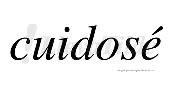Cuidosé lleva tilde con vocal tónica en la «e»