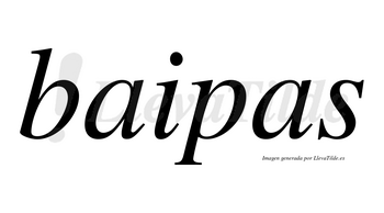 Baipas no lleva tilde con vocal tónica en la primera «a»