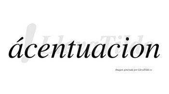Ácentuacion lleva tilde con vocal tónica en la primera «a»