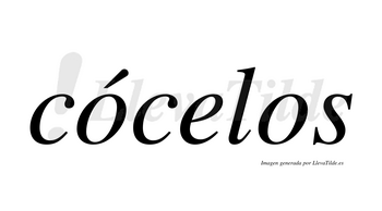 Cócelos lleva tilde con vocal tónica en la primera «o»
