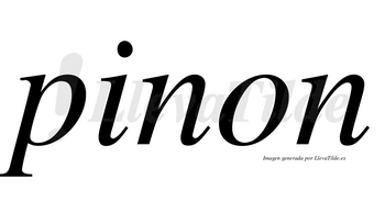 Pinon no lleva tilde con vocal tónica en la «i»