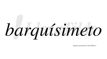 Barquísimeto  lleva tilde con vocal tónica en la primera «i»