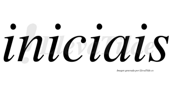 Iniciais no lleva tilde con vocal tónica en la segunda «i»