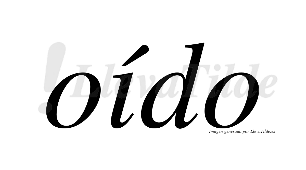 ¿Lleva tilde oído? | LlevaTilde.es