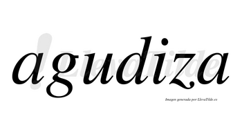 Agudiza  no lleva tilde con vocal tónica en la «i»
