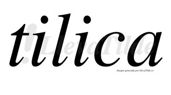 Tilica no lleva tilde con vocal tónica en la segunda «i»