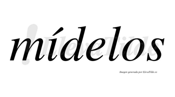 Mídelos lleva tilde con vocal tónica en la «i»
