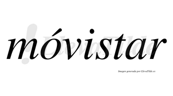 Móvistar lleva tilde con vocal tónica en la «o»