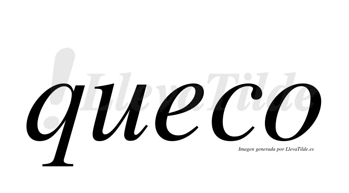 Queco Insecto ¿Lleva tilde queco? | LlevaTilde.es