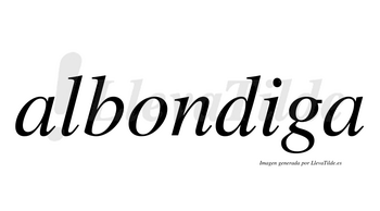 Albondiga  no lleva tilde con vocal tónica en la «i»