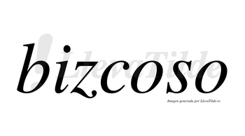 Bizcoso no lleva tilde con vocal tónica en la primera «o»