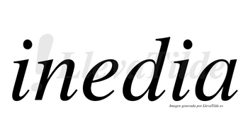 Inedia Significato ¿Lleva tilde inedia? | LlevaTilde.es