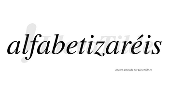 Alfabetizaréis  lleva tilde con vocal tónica en la segunda «e»