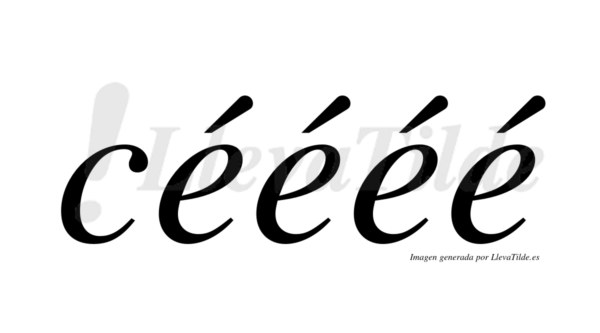 ¿Lleva tilde céééé? | LlevaTilde.es