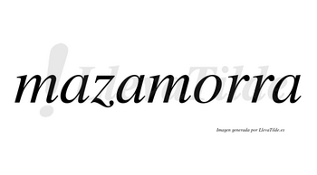 Mazamorra  no lleva tilde con vocal tónica en la «o»