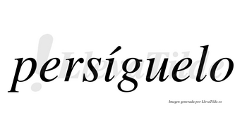 Persíguelo  lleva tilde con vocal tónica en la «i»