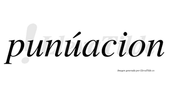 Punúacion  lleva tilde con vocal tónica en la segunda «u»