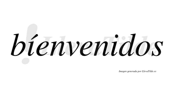 Bíenvenidos lleva tilde con vocal tónica en la primera «i»