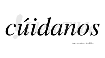 Cúidanos lleva tilde con vocal tónica en la «u»