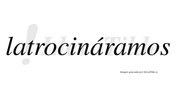 Latrocináramos  lleva tilde con vocal tónica en la segunda «a»