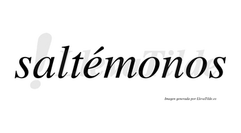 Saltémonos lleva tilde con vocal tónica en la «e»