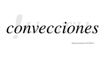 Convecciones no lleva tilde con vocal tónica en la segunda «o»