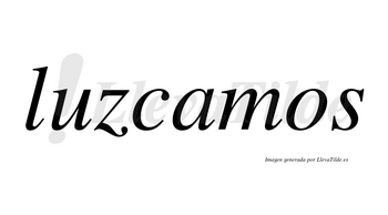 Luzcamos no lleva tilde con vocal tónica en la «a»