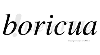 Boricua  no lleva tilde con vocal tónica en la «i»