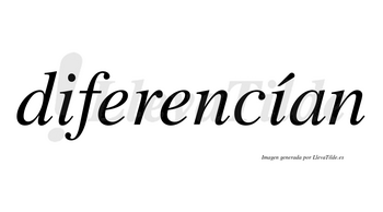 Diferencían lleva tilde con vocal tónica en la segunda «i»