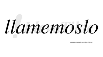Llamemoslo no lleva tilde con vocal tónica en la primera «o»
