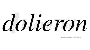 Dolieron no lleva tilde con vocal tónica en la «e»