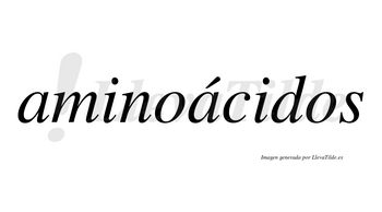 Aminoácidos  lleva tilde con vocal tónica en la segunda «a»