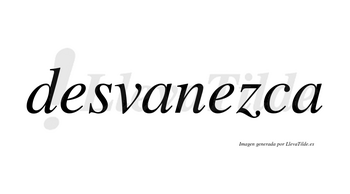 Desvanezca no lleva tilde con vocal tónica en la segunda «e»