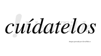 Cuídatelos  lleva tilde con vocal tónica en la «i»