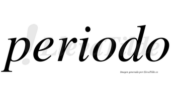 Periodo  no lleva tilde con vocal tónica en la primera «o»