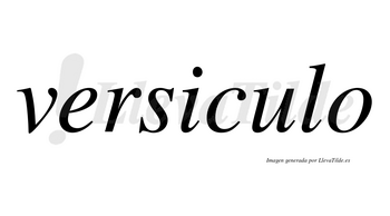 Versiculo no lleva tilde con vocal tónica en la «u»