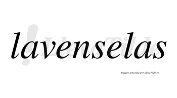 Lavenselas no lleva tilde con vocal tónica en la segunda «e»