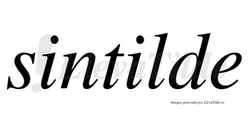 Sintilde no lleva tilde con vocal tónica en la segunda «i»