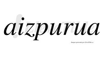 Aizpurua  no lleva tilde con vocal tónica en la primera «u»