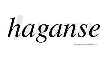 Haganse no lleva tilde con vocal tónica en la segunda «a»
