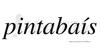 Pintabaís lleva tilde con vocal tónica en la segunda «i»