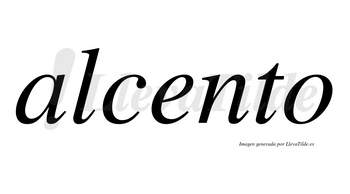 Alcento no lleva tilde con vocal tónica en la «e»