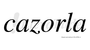 Cazorla  no lleva tilde con vocal tónica en la «o»
