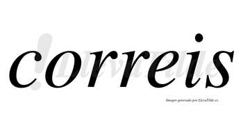 Correis no lleva tilde con vocal tónica en la «o»