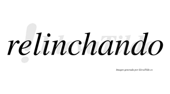 Relinchando no lleva tilde con vocal tónica en la «a»