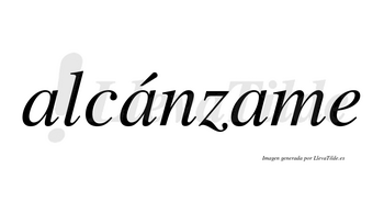 Alcánzame  lleva tilde con vocal tónica en la segunda «a»