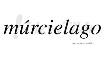 Múrcielago lleva tilde con vocal tónica en la «u»