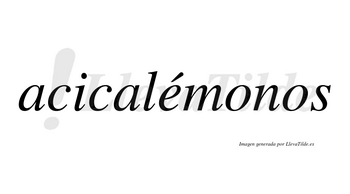 Acicalémonos  lleva tilde con vocal tónica en la «e»