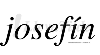 Josefín  lleva tilde con vocal tónica en la «i»