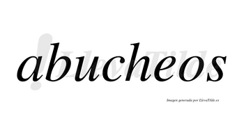 Abucheos no lleva tilde con vocal tónica en la «e»